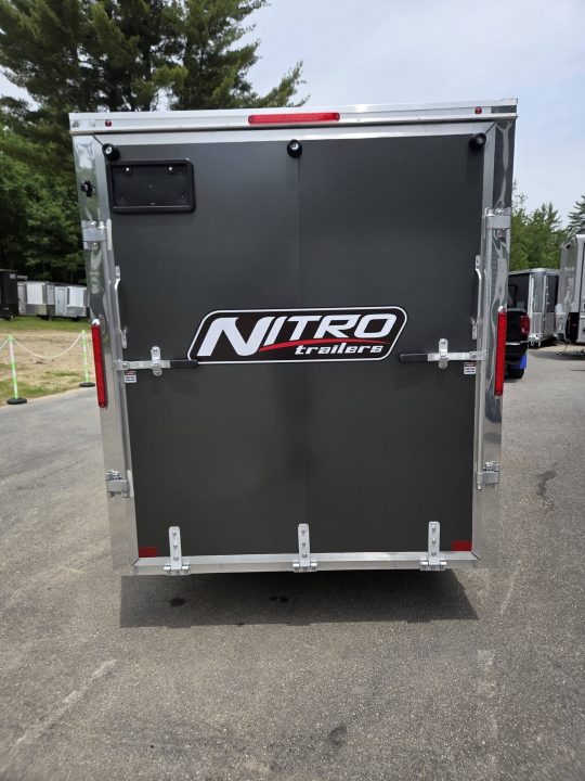 New 2026 Nitro 6x12 aluminum cargo trailer rear ramp torsion axle Cargo / Enclosed Trailer