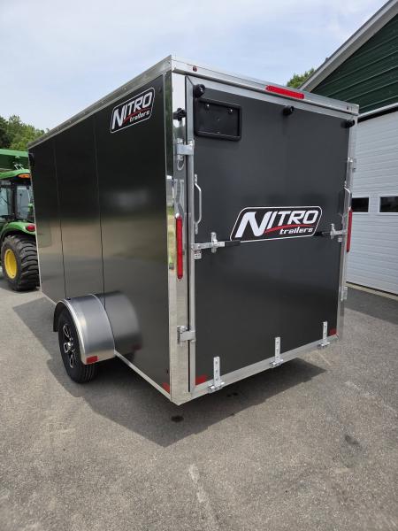 New 2026 Nitro 6x12 aluminum cargo trailer rear ramp torsion axle Cargo / Enclosed Trailer