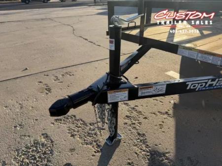 New #263580 2026 TOP HAT DJX 6 X 12 SINGLE AXLE ANGLE TOP 3.5K UTILITY W/ 48" RAMP GATE