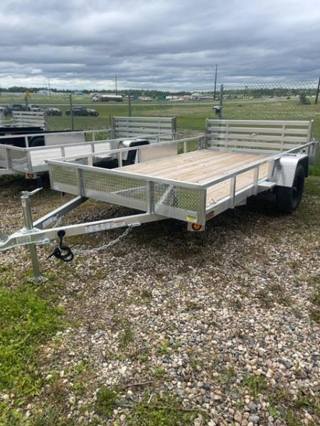 New 2026 Quality Steel and Aluminum 82 X 12 SA ALUM BI FOLD GATE Utility Trailer