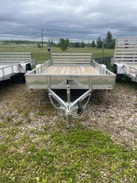 New 2026 Quality Steel and Aluminum 82 X 12 SA ALUM BI FOLD GATE Utility Trailer