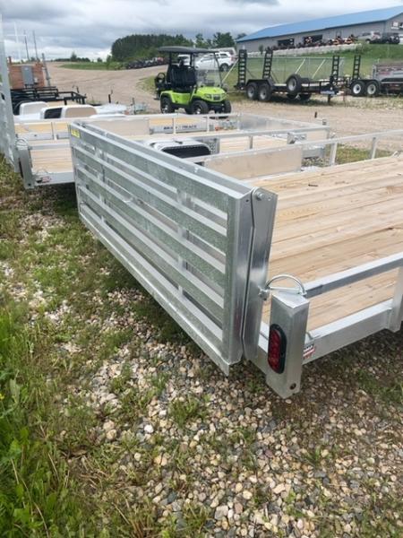 New 2026 Quality Steel and Aluminum 82 X 12 SA ALUM BI FOLD GATE Utility Trailer