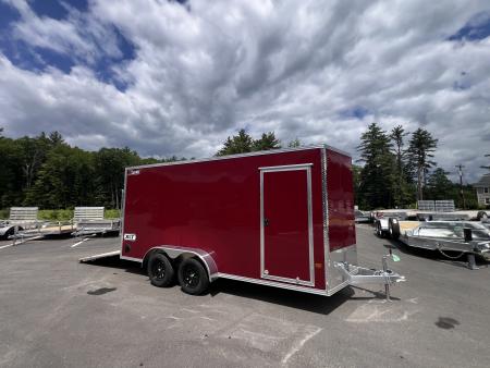 New 2026 High Country 7x16 + 18  V-Nose/ XLT Aluminum trailer / 7'interior -7000GVW