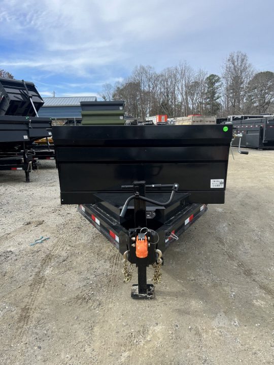 Used 2024 Iron Bull Trailers DTB Series / 72" Wide x 12' Long / Scissor Hoist / Tarp / Ramps / 7 ga Floor / Combo Rear Gate