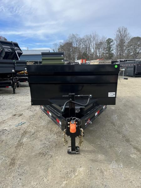 Used 2024 Iron Bull Trailers DTB Series / 72" Wide x 12' Long / Scissor Hoist / Tarp / Ramps / 7 ga Floor / Combo Rear Gate