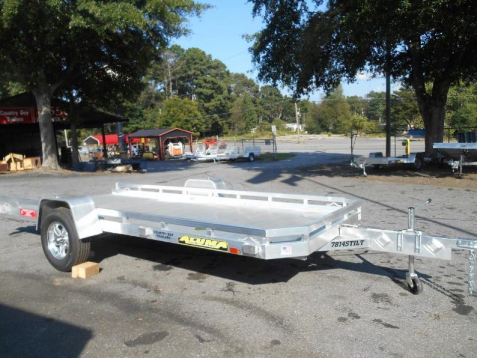 New 2026 Aluma 78"x14' Utility, Full Bed Tilt, All Alum