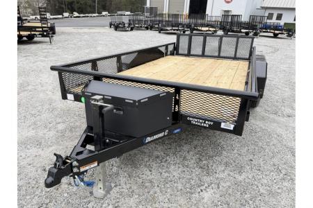 New 2026 Diamond C 14'x83" Tandem Utility, Bi-Fold Gate