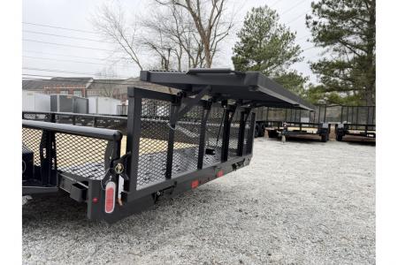 New 2026 Diamond C 14'x83" Tandem Utility, Bi-Fold Gate