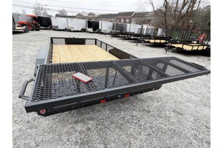 New 2026 Diamond C 14'x83" Tandem Utility, Bi-Fold Gate