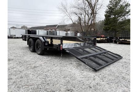 New 2026 Diamond C 14'x83" Tandem Utility, Bi-Fold Gate