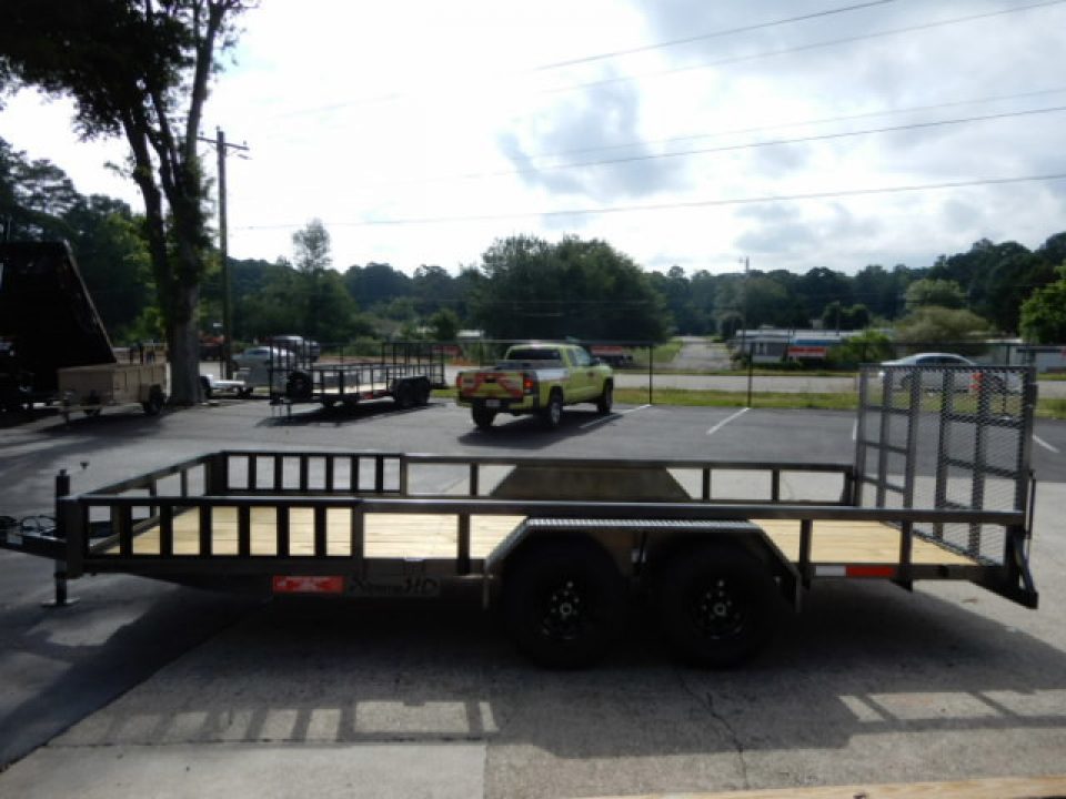 New 2026 Anderson 7x18 Landscape, Ramp Gate & Side Ramps