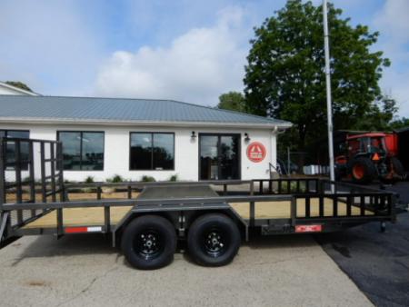 New 2026 Anderson 7x18 Landscape, Ramp Gate & Side Ramps