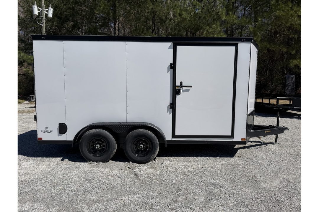 New 2026 Covered Wagon 7'x14' Enclosed, 9900 GVWR, Coin Floor & E-Track Installed