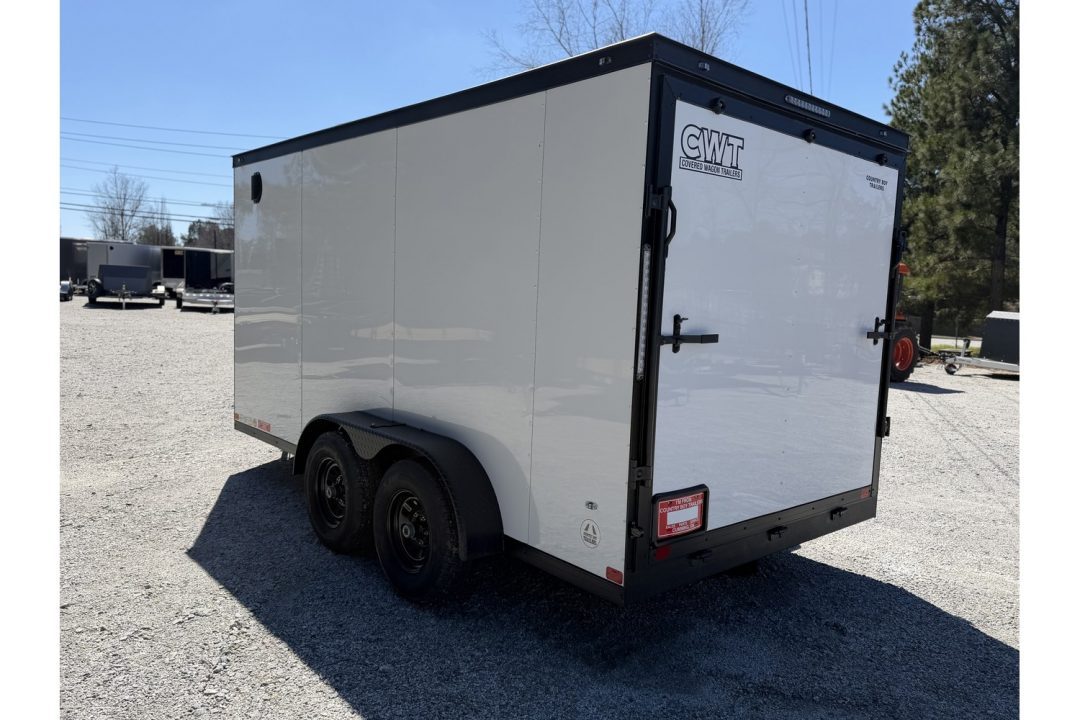 New 2026 Covered Wagon 7'x14' Enclosed, 9900 GVWR, Coin Floor & E-Track Installed