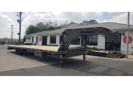 New 2026 Diamond C 8.5x35' Hotshot, 14090 GVWR, Elec-Hydr-Brakes, Max Ramps FMAX208