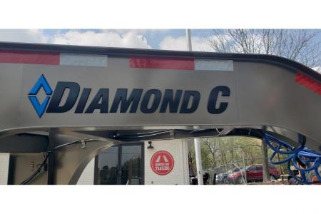 New 2026 Diamond C 8.5x35' Hotshot, 14090 GVWR, Elec-Hydr-Brakes, Max Ramps FMAX208