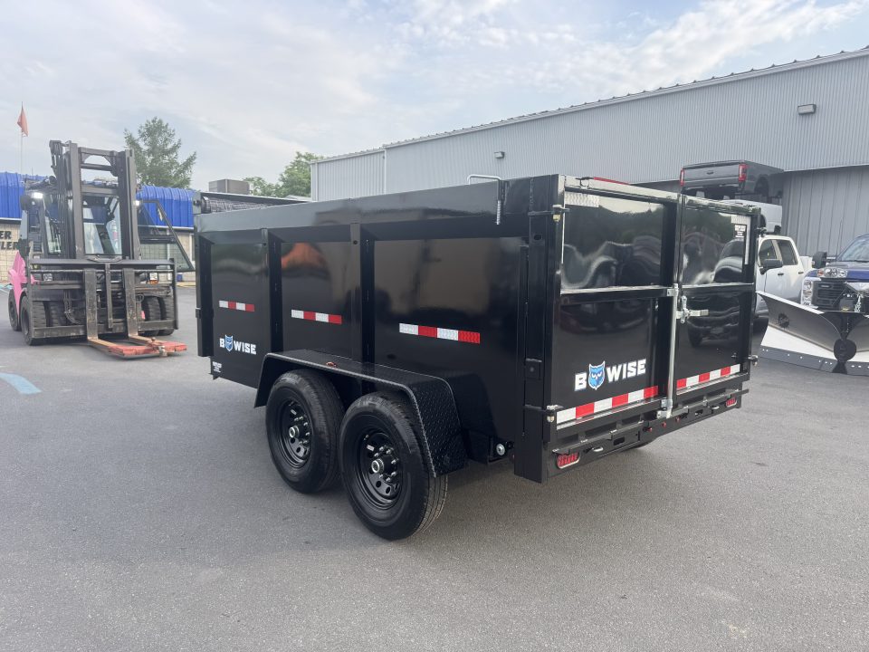 New 2027 BWISE DT712LP-LE-12 7X12 TA Dump Trailer