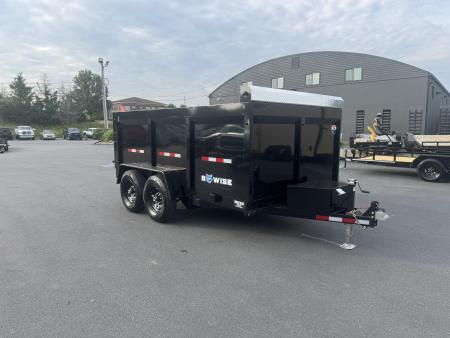 New 2027 BWISE DT712LP-LE-12 7X12 TA Dump Trailer