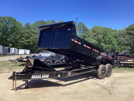 New 2026 Nolan Manufacturing 7X16 Dump Trailer
