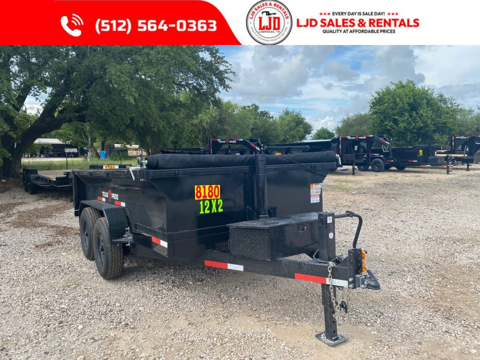 New 2026 Texas Pride Trailers 7' x 12' x 2' Dump Trailer