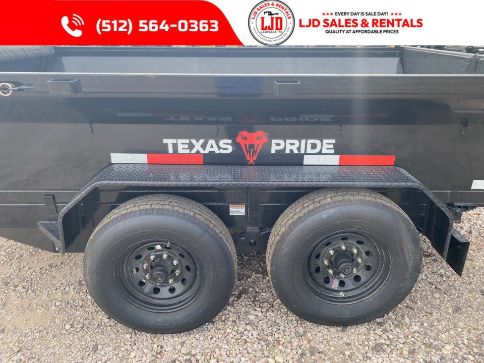 New 2026 Texas Pride Trailers 7' x 12' x 2' Dump Trailer