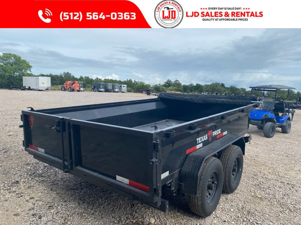 New 2026 Texas Pride Trailers 7' x 12' x 2' Dump Trailer