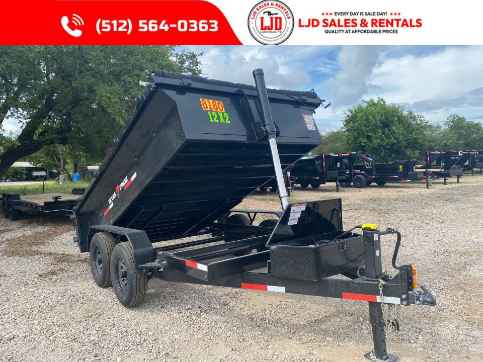 New 2026 Texas Pride Trailers 7' x 12' x 2' Dump Trailer
