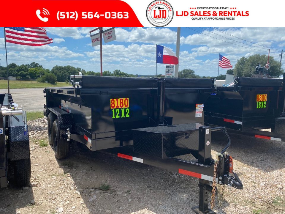 New 2026 Texas Pride Trailers 7' x 12' x 2' Dump Trailer