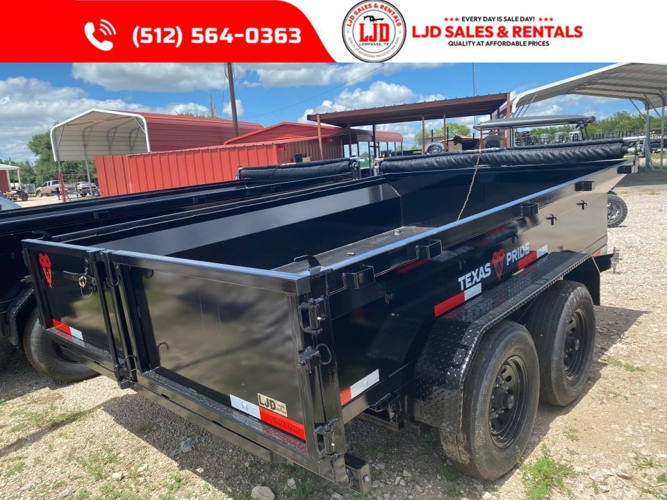 New 2026 Texas Pride Trailers 7' x 12' x 2' Dump Trailer