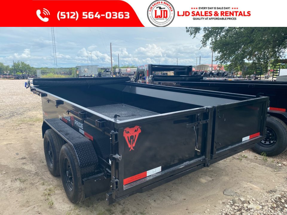 New 2026 Texas Pride Trailers 7' x 12' x 2' Dump Trailer