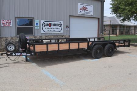 New 2026 Texas Bragg Trailers 83 X20' Big Pipe Utility Trailer