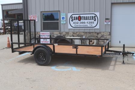 New 2026 Texas Bragg Trailers 6'X12' Square Tubing Top Utility Trailer