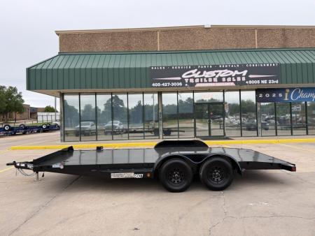 New #263575 2026 TOP HAT RS07 18 X 83 TANDEM AXLE 7K STEEL FLOOR CAR HAULER