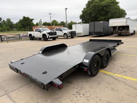 New #263575 2026 TOP HAT RS07 18 X 83 TANDEM AXLE 7K STEEL FLOOR CAR HAULER