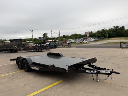 New #263575 2026 TOP HAT RS07 18 X 83 TANDEM AXLE 7K STEEL FLOOR CAR HAULER
