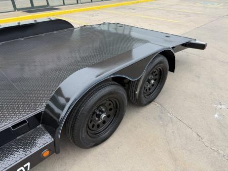 New #263575 2026 TOP HAT RS07 18 X 83 TANDEM AXLE 7K STEEL FLOOR CAR HAULER