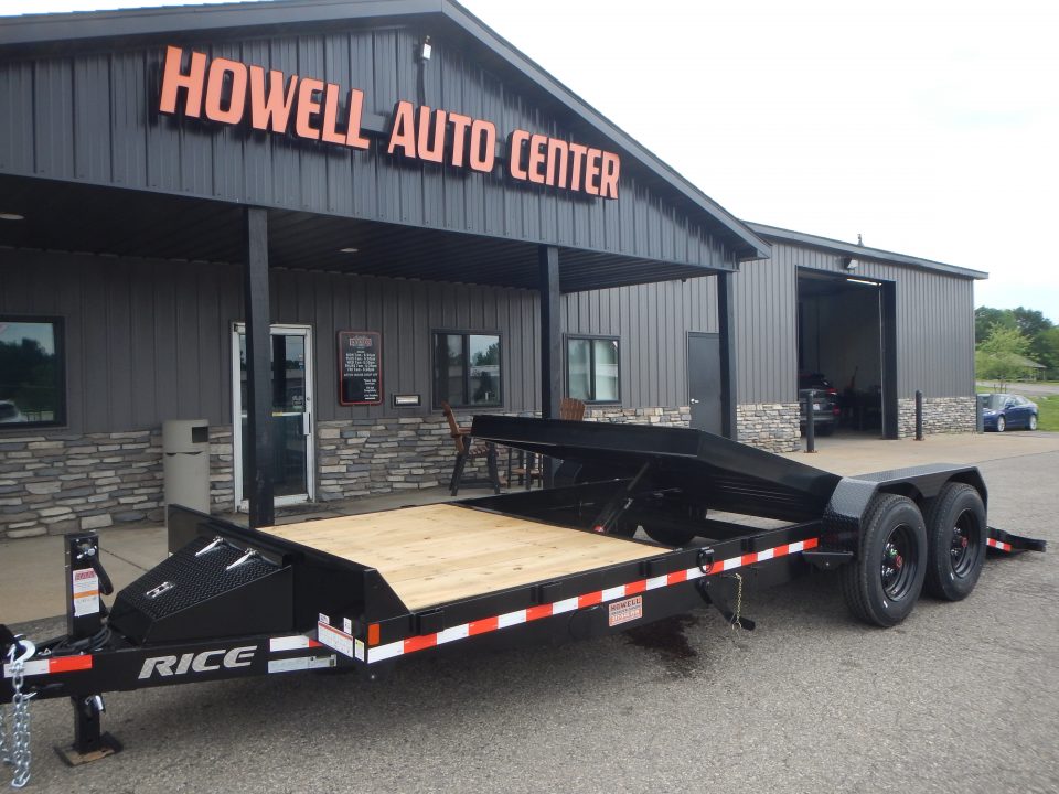 New 2026 Rice Trailers PTHDEC20 Equipment Trailer