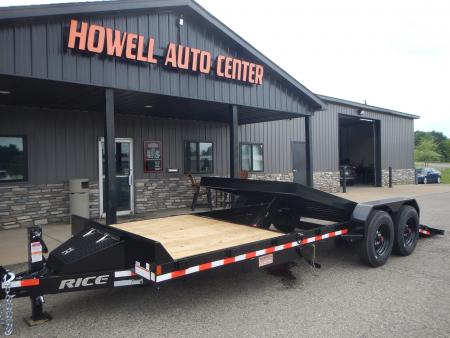 New 2026 Rice Trailers PTHDEC20 Equipment Trailer