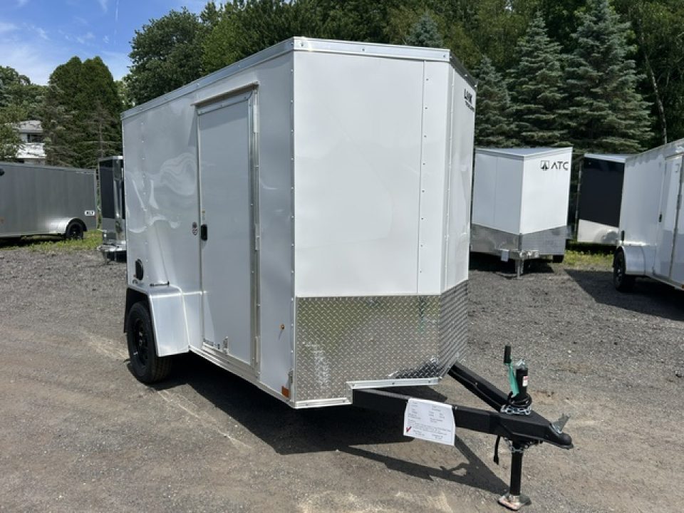 New 2026 Look Trailers 5X10 , 2,990 GVWR White Cargo / Enclosed Trailer