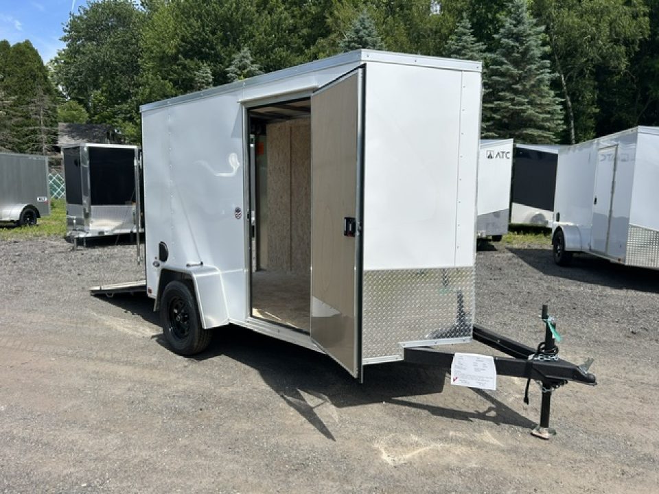 New 2026 Look Trailers 5X10 , 2,990 GVWR White Cargo / Enclosed Trailer