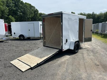 New 2026 Look Trailers 5X10 , 2,990 GVWR White Cargo / Enclosed Trailer