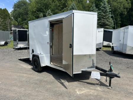 New 2026 Look Trailers 5X10 , 2,990 GVWR White Cargo / Enclosed Trailer