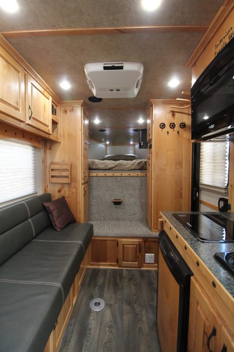 Used 2021 Trails West 8x13 Living Quarters 2 Horse Trailer - EXCELLENT CONDITION