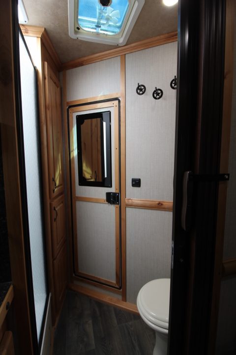 Used 2021 Trails West 8x13 Living Quarters 2 Horse Trailer - EXCELLENT CONDITION