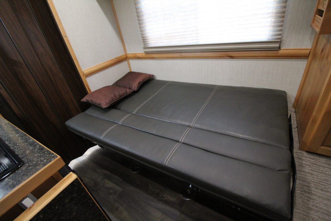Used 2021 Trails West 8x13 Living Quarters 2 Horse Trailer - EXCELLENT CONDITION