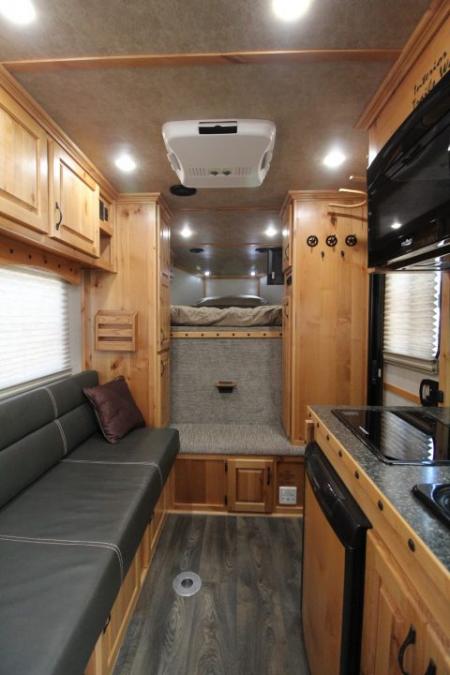 Used 2021 Trails West 8x13 Living Quarters 2 Horse Trailer - EXCELLENT CONDITION