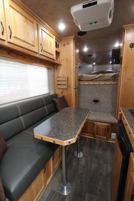 Used 2021 Trails West 8x13 Living Quarters 2 Horse Trailer - EXCELLENT CONDITION