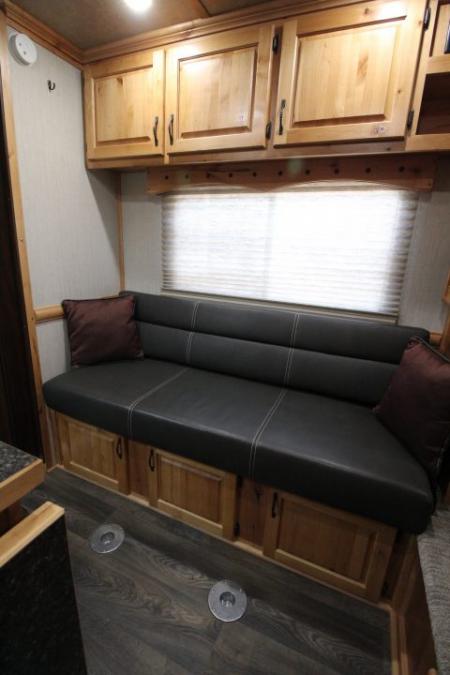 Used 2021 Trails West 8x13 Living Quarters 2 Horse Trailer - EXCELLENT CONDITION