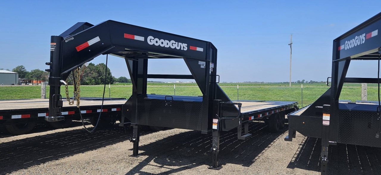 New 2027 Good Guys Trailers 102" x 25' Low-Pro w/8K Axles Flatbed Trailer