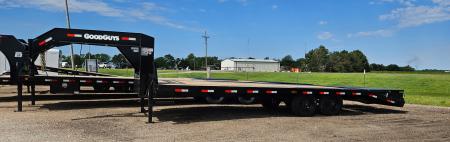 New 2027 Good Guys Trailers 102" x 25' Low-Pro w/8K Axles Flatbed Trailer